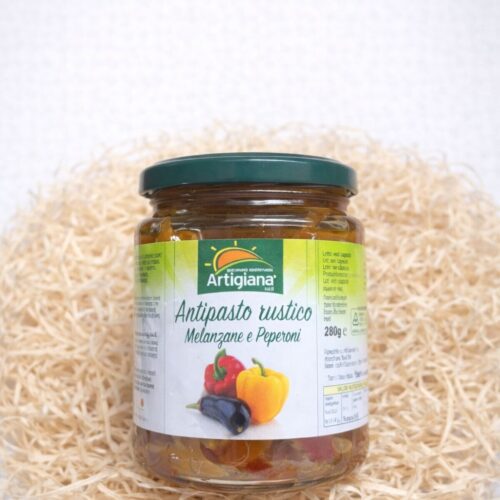 Antipasto Rustico  Artigiana Sud – Melanzane & Peperoni – 280 g