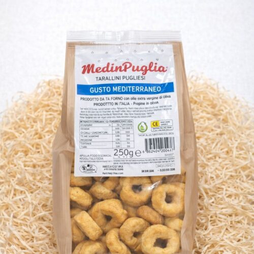 Taralli pugliesi „Gusto Mediterraneo“ – 250 g