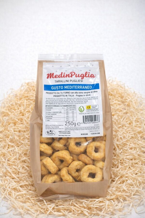 Taralli pugliesi „Gusto Mediterraneo“ – 250 g